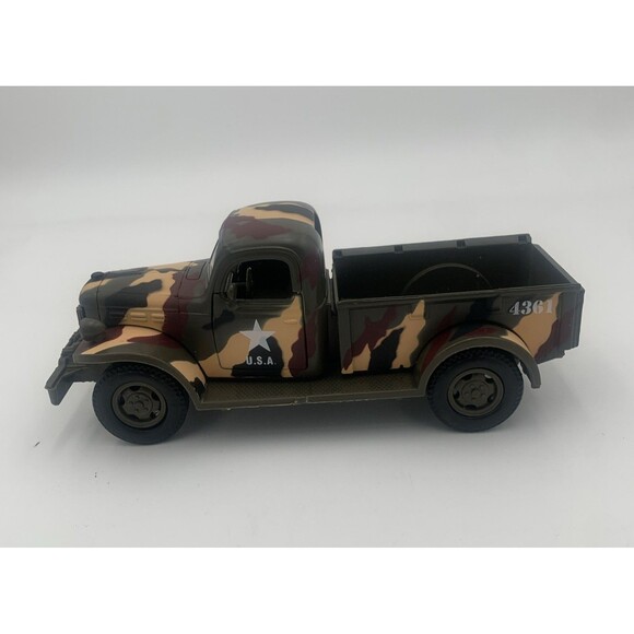Daimler Chrysler 1946 Dodge Power Wagon Truck 2000 USMC HQ-4 Camouflage Diecast - Picture 3 of 7